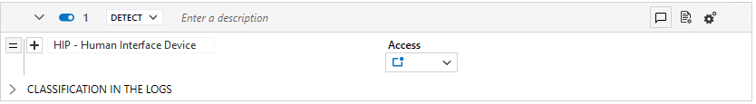 Exemple de règle sur les périphériques USB