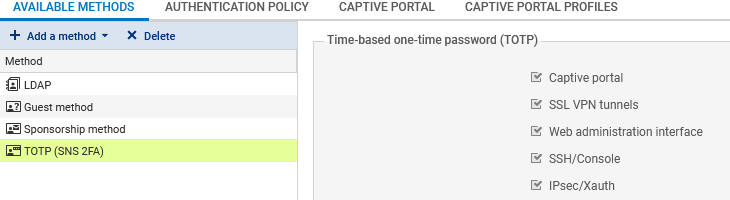 Adding And Configuring TOTP As An Authentication Method