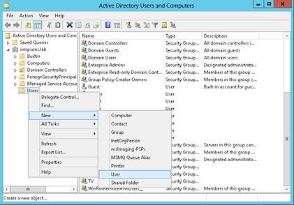 Ajouter un Utilisateur Active Directory